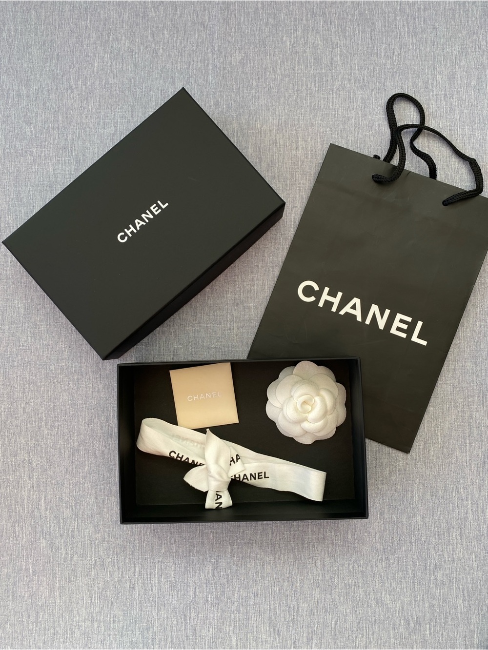 Authentic CHANEL | Full Packaging Set - Box Shopping Bag
